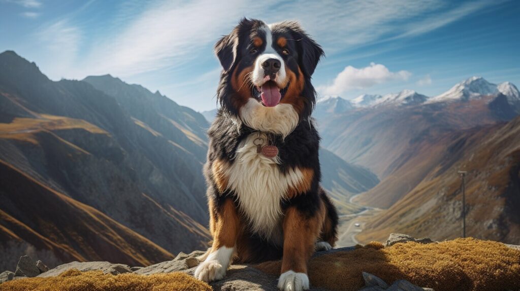 bernese mountain dogs