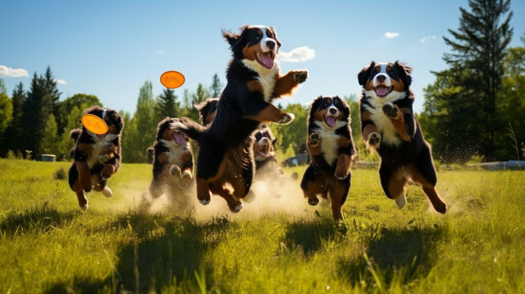 bernese mountain dogs puppies