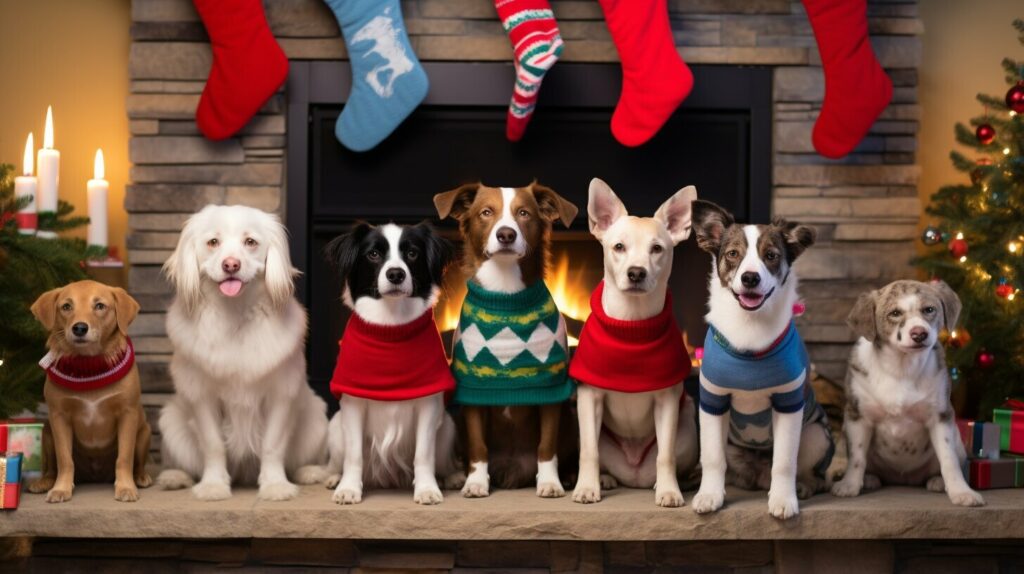 christmas sweaters dogs