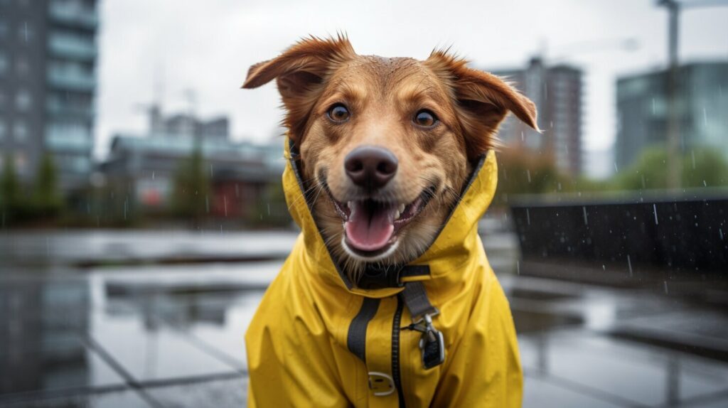 raincoats dogs
