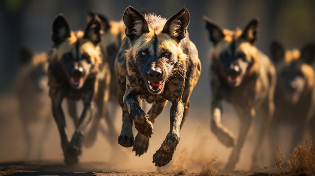 wild dogs from africa
